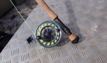 Picture of salmon fishing reel